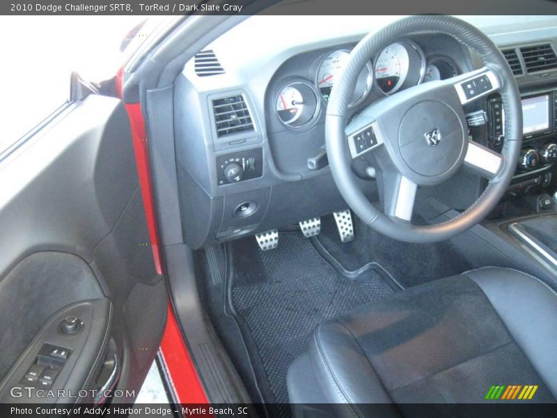 TorRed / Dark Slate Gray 2010 Dodge Challenger SRT8