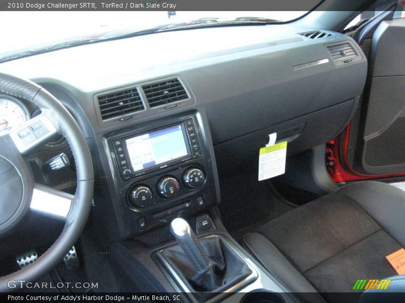 TorRed / Dark Slate Gray 2010 Dodge Challenger SRT8