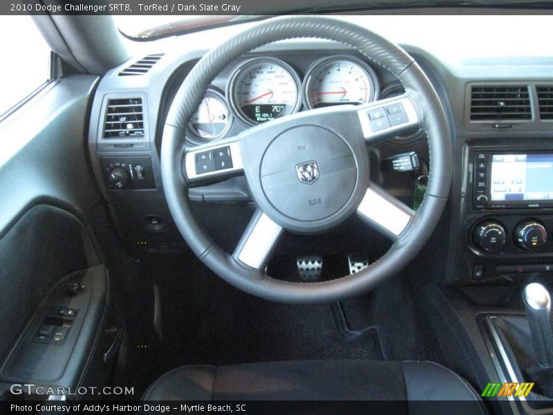 TorRed / Dark Slate Gray 2010 Dodge Challenger SRT8