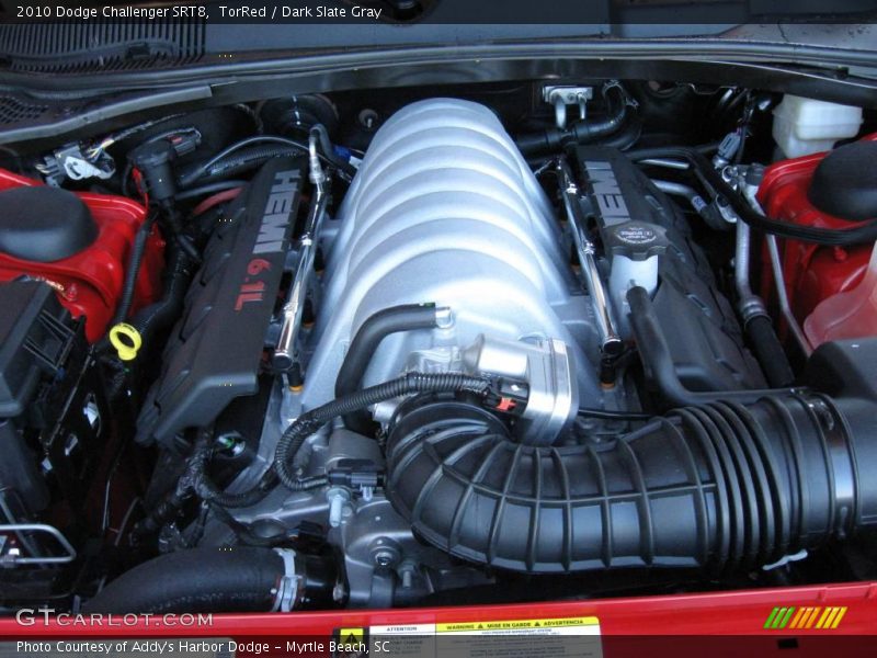 TorRed / Dark Slate Gray 2010 Dodge Challenger SRT8