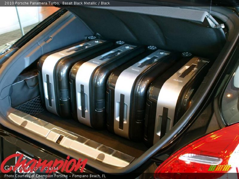 Basalt Black Metallic / Black 2010 Porsche Panamera Turbo