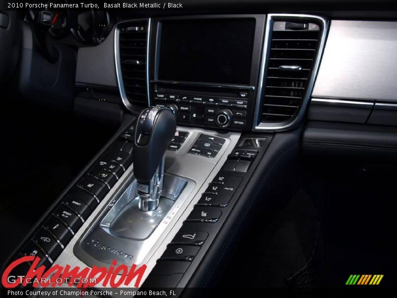 Basalt Black Metallic / Black 2010 Porsche Panamera Turbo