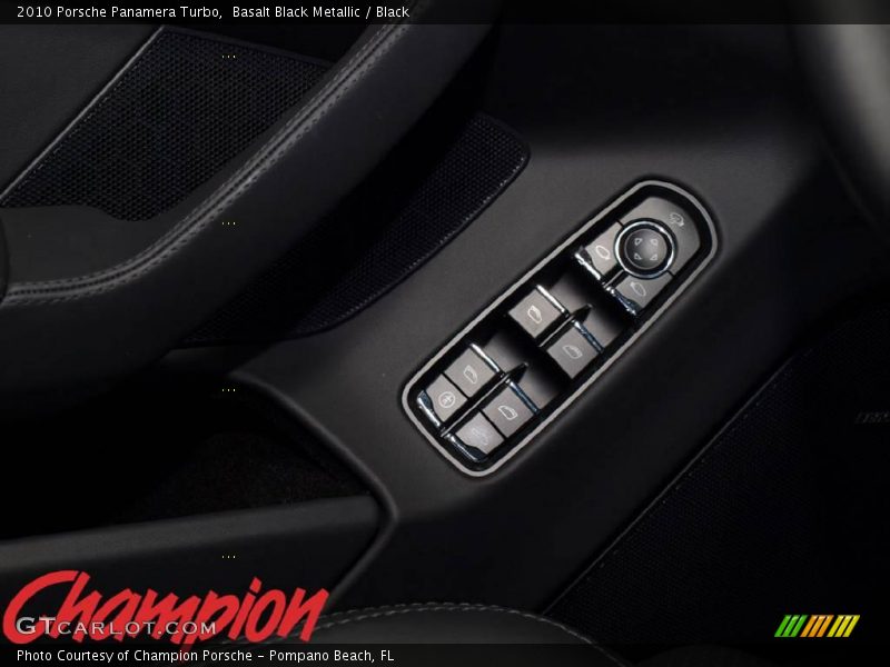 Basalt Black Metallic / Black 2010 Porsche Panamera Turbo