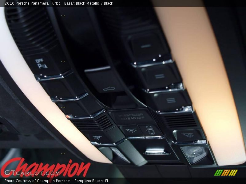 Basalt Black Metallic / Black 2010 Porsche Panamera Turbo