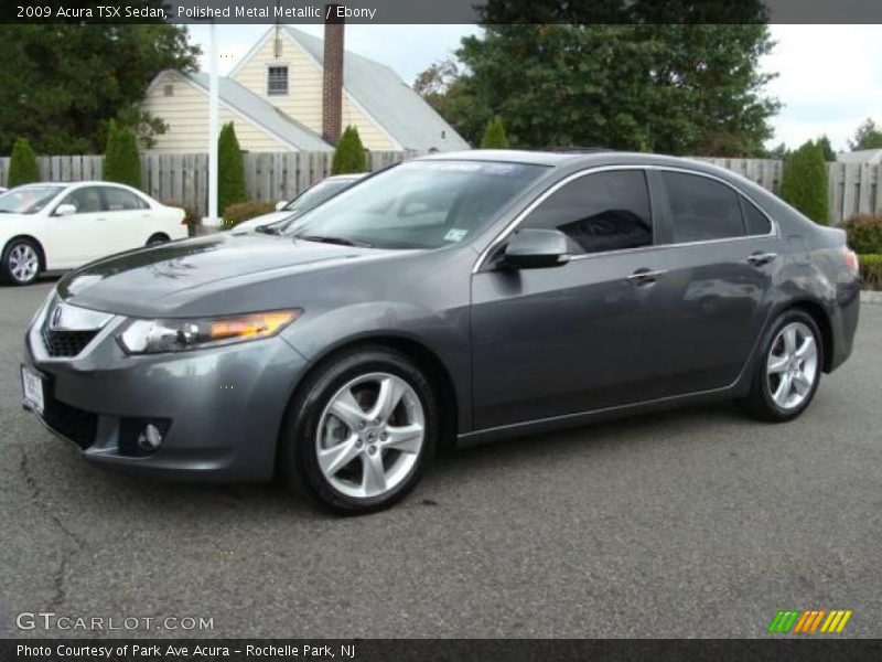 Polished Metal Metallic / Ebony 2009 Acura TSX Sedan