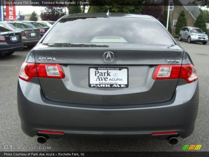 Polished Metal Metallic / Ebony 2009 Acura TSX Sedan