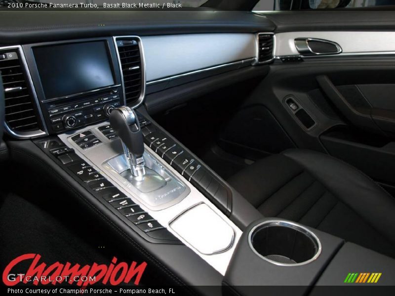 Basalt Black Metallic / Black 2010 Porsche Panamera Turbo