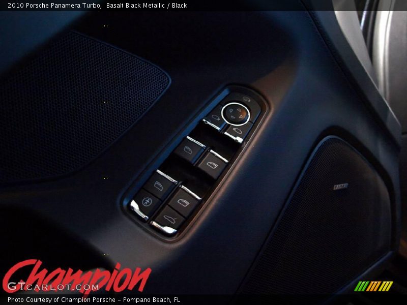 Basalt Black Metallic / Black 2010 Porsche Panamera Turbo