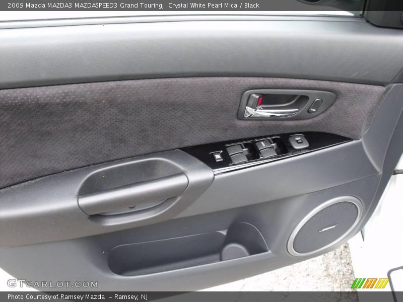 Crystal White Pearl Mica / Black 2009 Mazda MAZDA3 MAZDASPEED3 Grand Touring