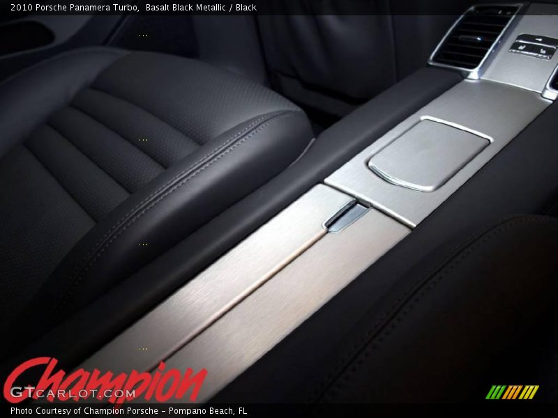 Basalt Black Metallic / Black 2010 Porsche Panamera Turbo