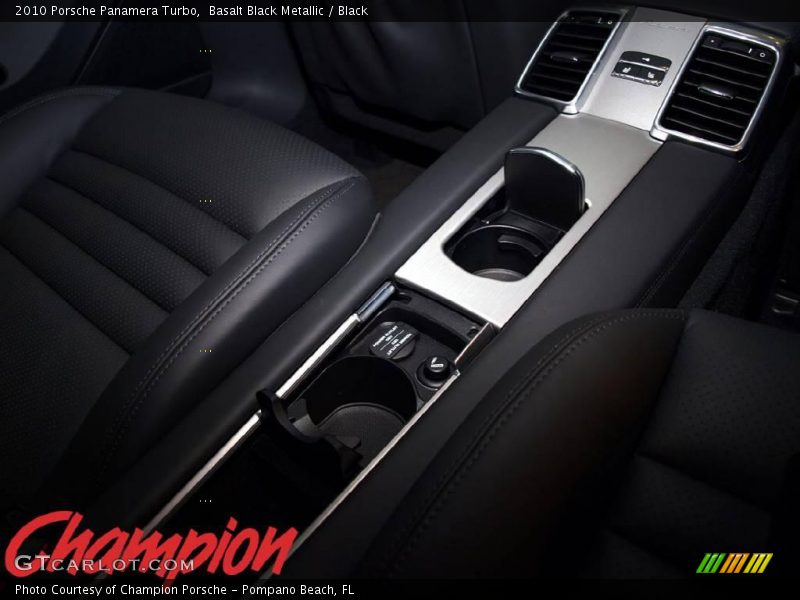 Basalt Black Metallic / Black 2010 Porsche Panamera Turbo