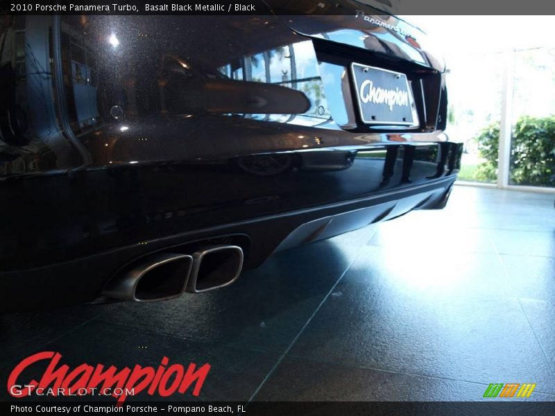Basalt Black Metallic / Black 2010 Porsche Panamera Turbo