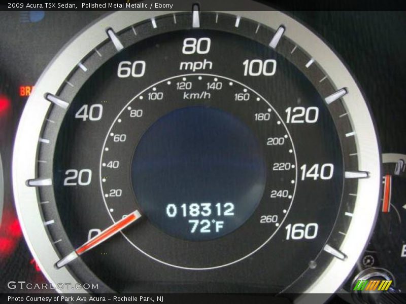 Polished Metal Metallic / Ebony 2009 Acura TSX Sedan