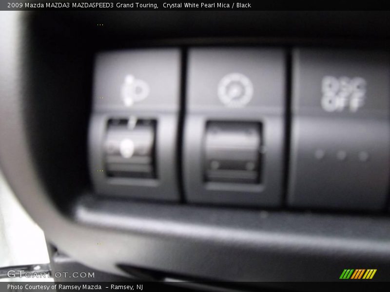 Crystal White Pearl Mica / Black 2009 Mazda MAZDA3 MAZDASPEED3 Grand Touring