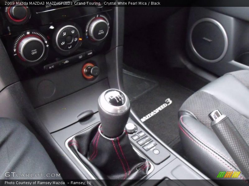 Crystal White Pearl Mica / Black 2009 Mazda MAZDA3 MAZDASPEED3 Grand Touring