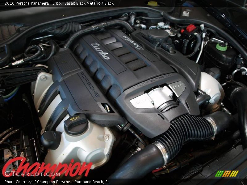 Basalt Black Metallic / Black 2010 Porsche Panamera Turbo
