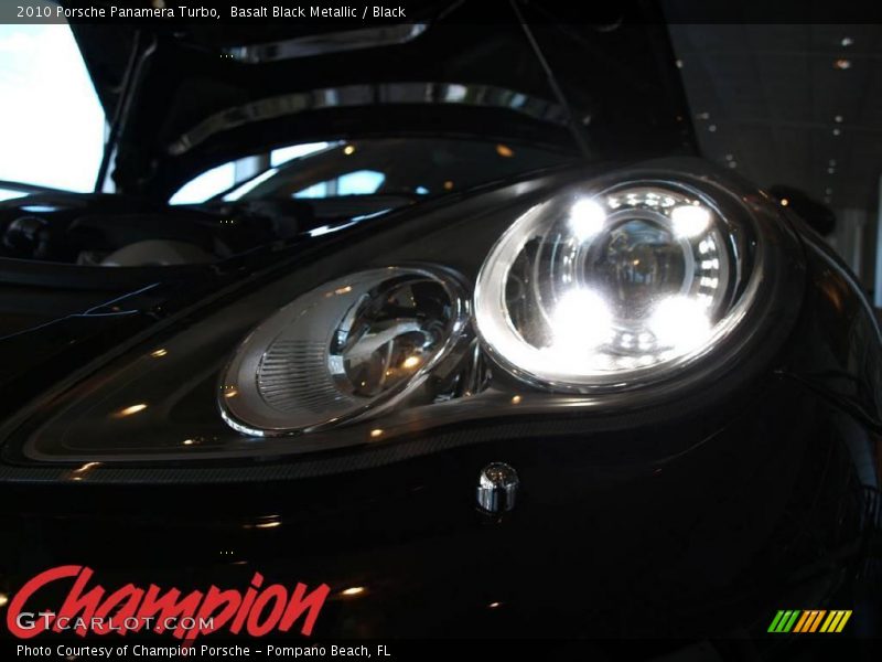 Basalt Black Metallic / Black 2010 Porsche Panamera Turbo