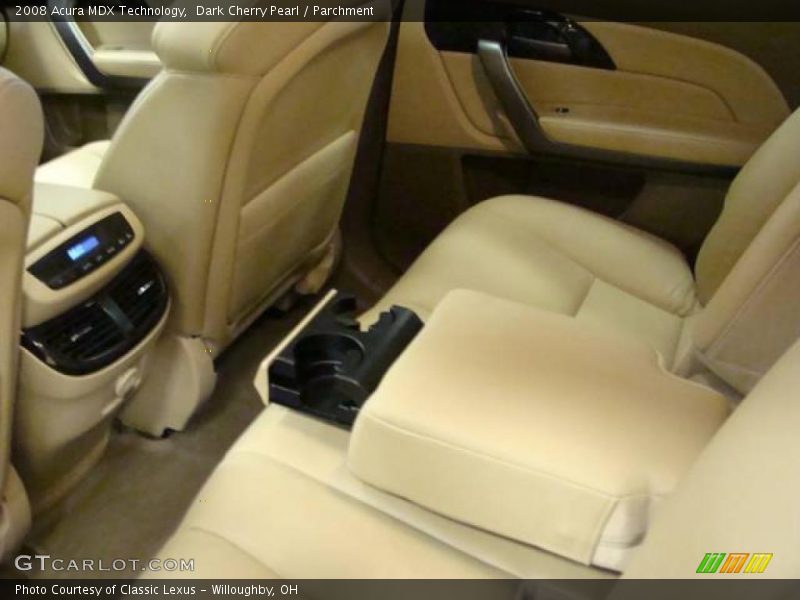 Dark Cherry Pearl / Parchment 2008 Acura MDX Technology