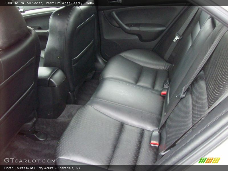 Premium White Pearl / Ebony 2008 Acura TSX Sedan