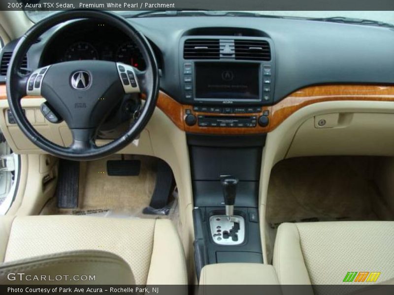Premium White Pearl / Parchment 2005 Acura TSX Sedan