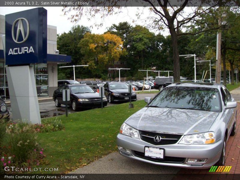 Satin Silver Metallic / Ebony 2003 Acura TL 3.2