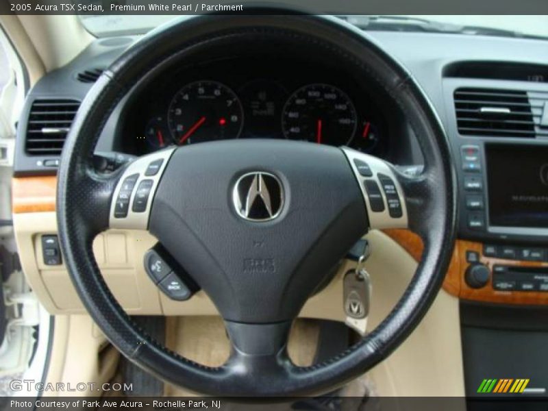 Premium White Pearl / Parchment 2005 Acura TSX Sedan