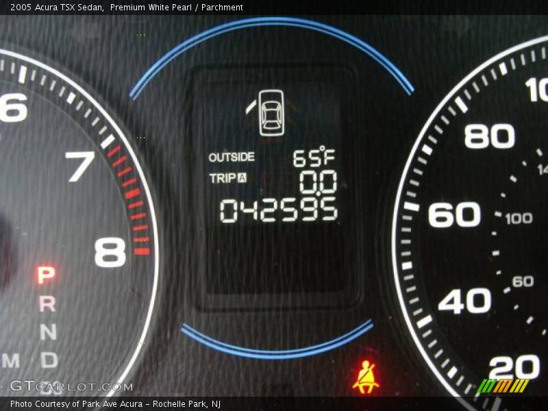 Premium White Pearl / Parchment 2005 Acura TSX Sedan