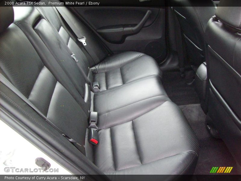 Premium White Pearl / Ebony 2008 Acura TSX Sedan