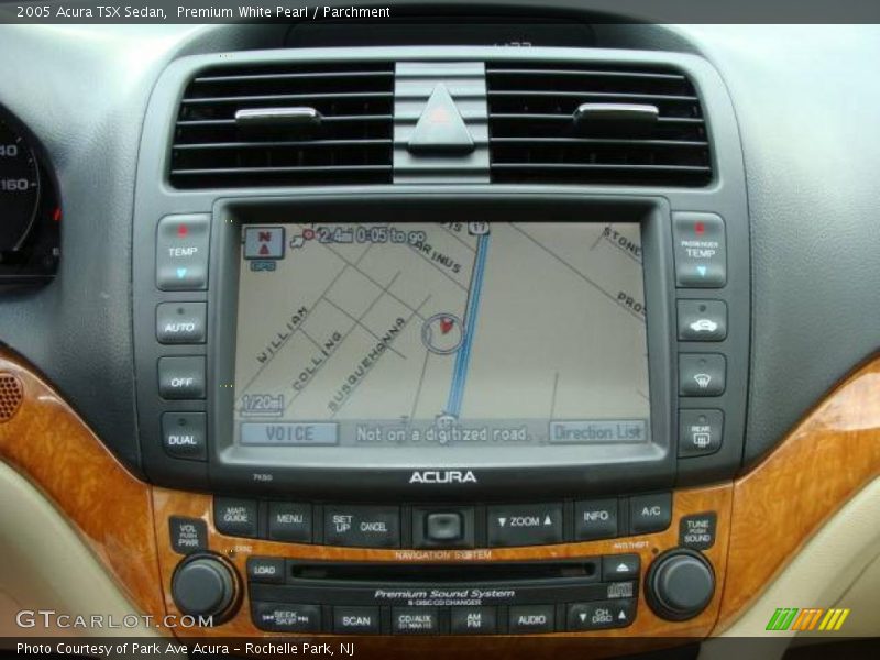 Premium White Pearl / Parchment 2005 Acura TSX Sedan