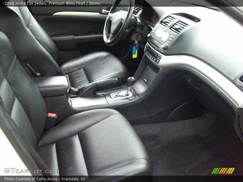 Premium White Pearl / Ebony 2008 Acura TSX Sedan