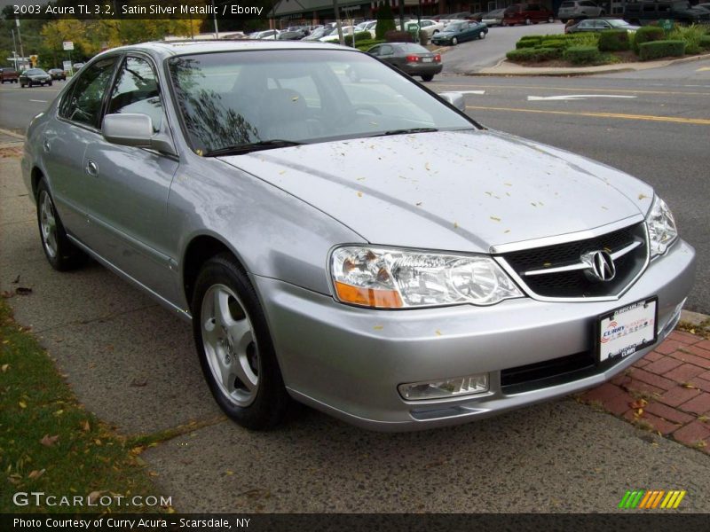 Satin Silver Metallic / Ebony 2003 Acura TL 3.2