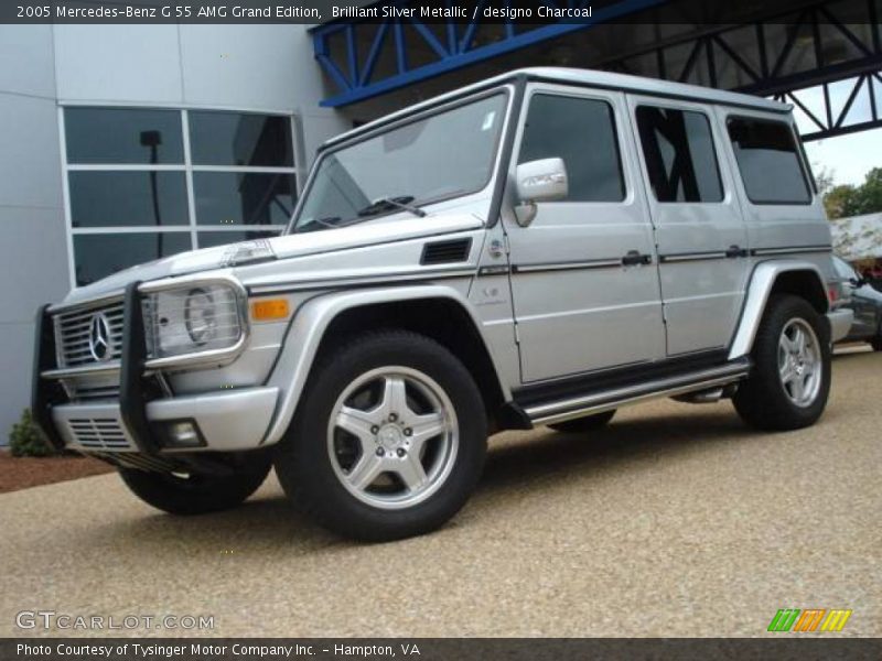 Brilliant Silver Metallic / designo Charcoal 2005 Mercedes-Benz G 55 AMG Grand Edition