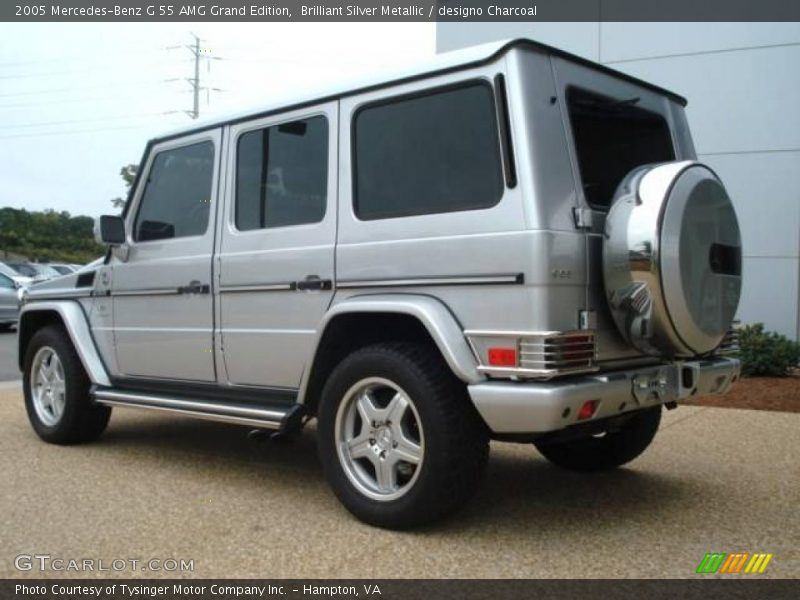 Brilliant Silver Metallic / designo Charcoal 2005 Mercedes-Benz G 55 AMG Grand Edition