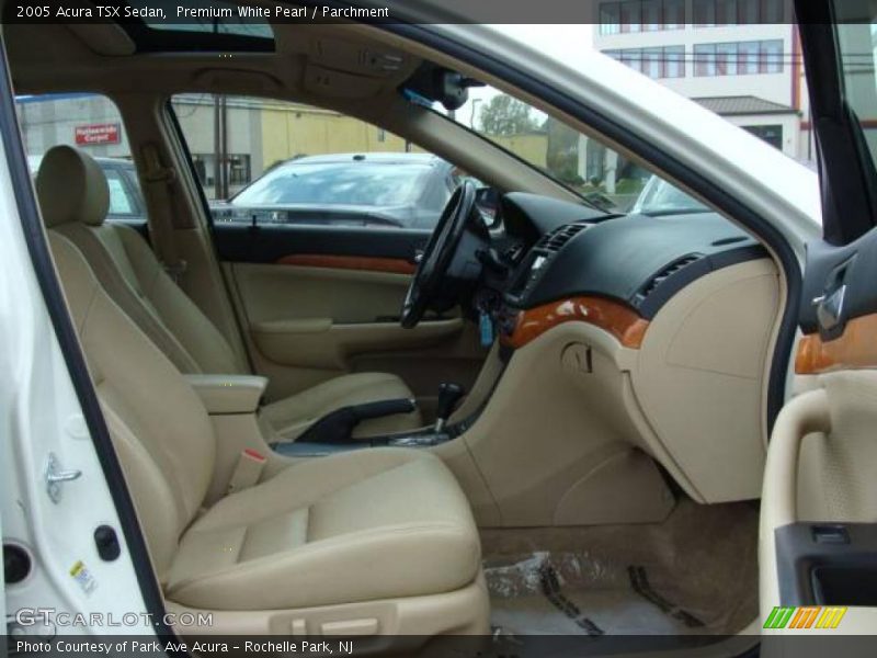 Premium White Pearl / Parchment 2005 Acura TSX Sedan