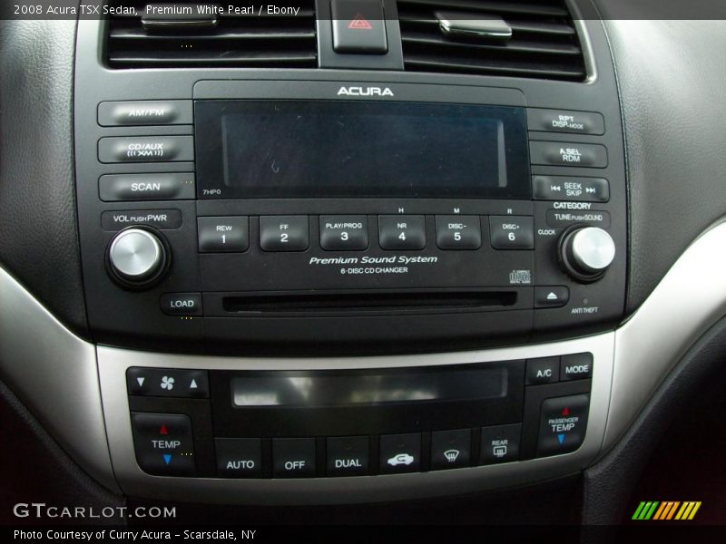 Premium White Pearl / Ebony 2008 Acura TSX Sedan