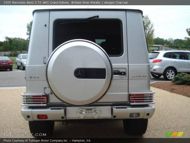 Brilliant Silver Metallic / designo Charcoal 2005 Mercedes-Benz G 55 AMG Grand Edition