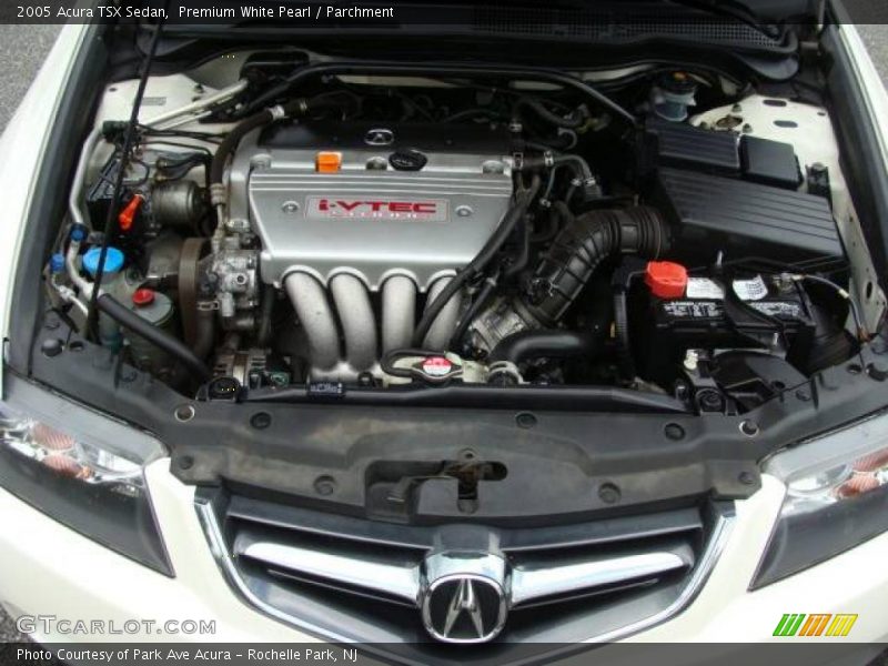 Premium White Pearl / Parchment 2005 Acura TSX Sedan