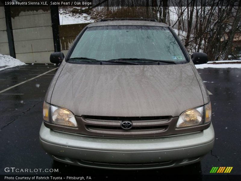Sable Pearl / Oak Beige 1999 Toyota Sienna XLE