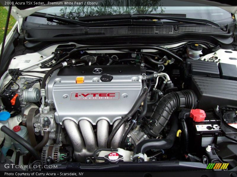 Premium White Pearl / Ebony 2008 Acura TSX Sedan