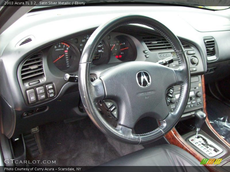 Satin Silver Metallic / Ebony 2003 Acura TL 3.2