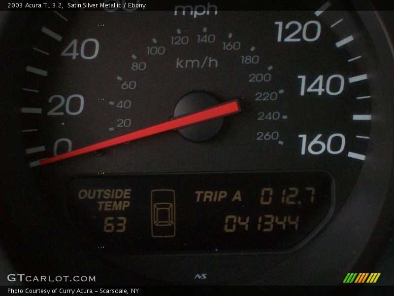 Satin Silver Metallic / Ebony 2003 Acura TL 3.2
