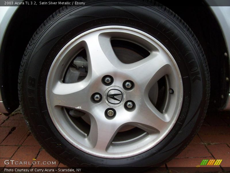 Satin Silver Metallic / Ebony 2003 Acura TL 3.2