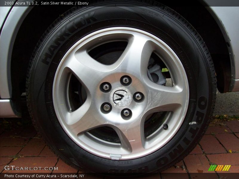 Satin Silver Metallic / Ebony 2003 Acura TL 3.2