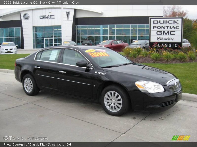Black Onyx / Titanium Gray 2006 Buick Lucerne CX