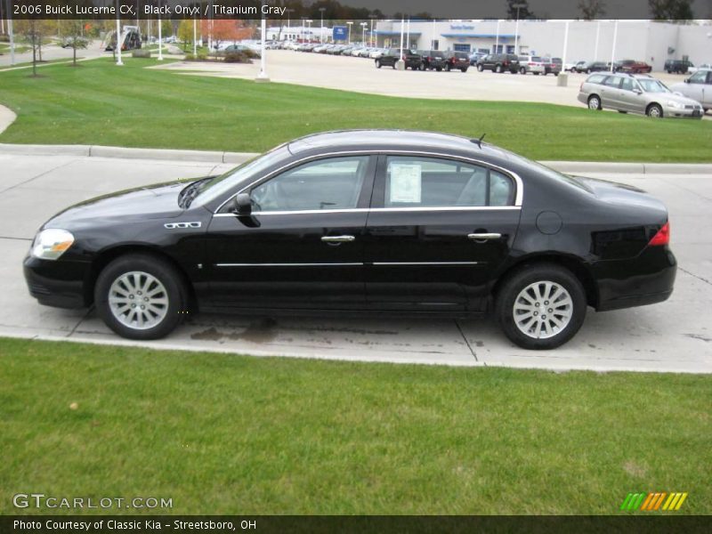 Black Onyx / Titanium Gray 2006 Buick Lucerne CX
