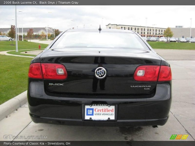 Black Onyx / Titanium Gray 2006 Buick Lucerne CX