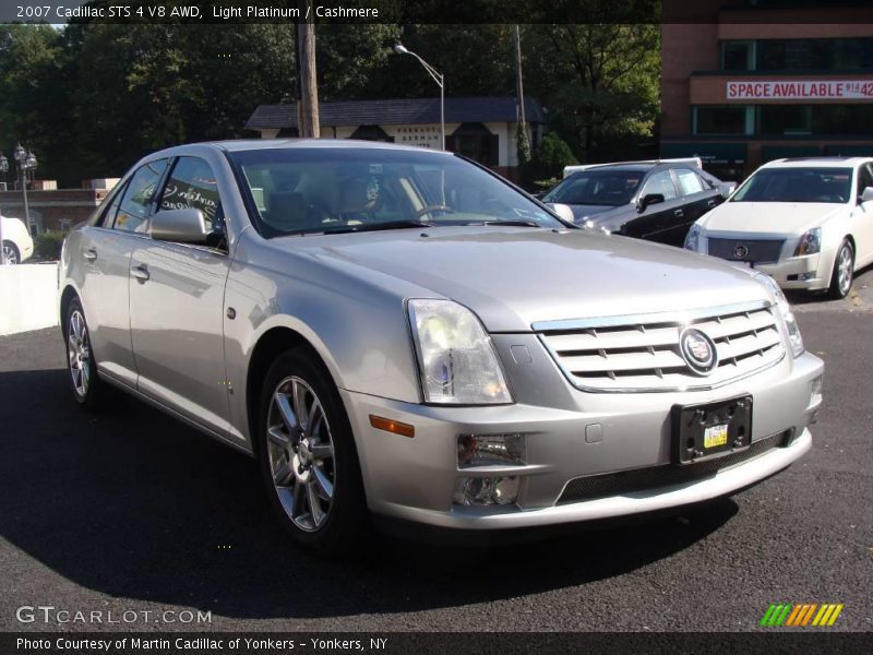 Light Platinum / Cashmere 2007 Cadillac STS 4 V8 AWD