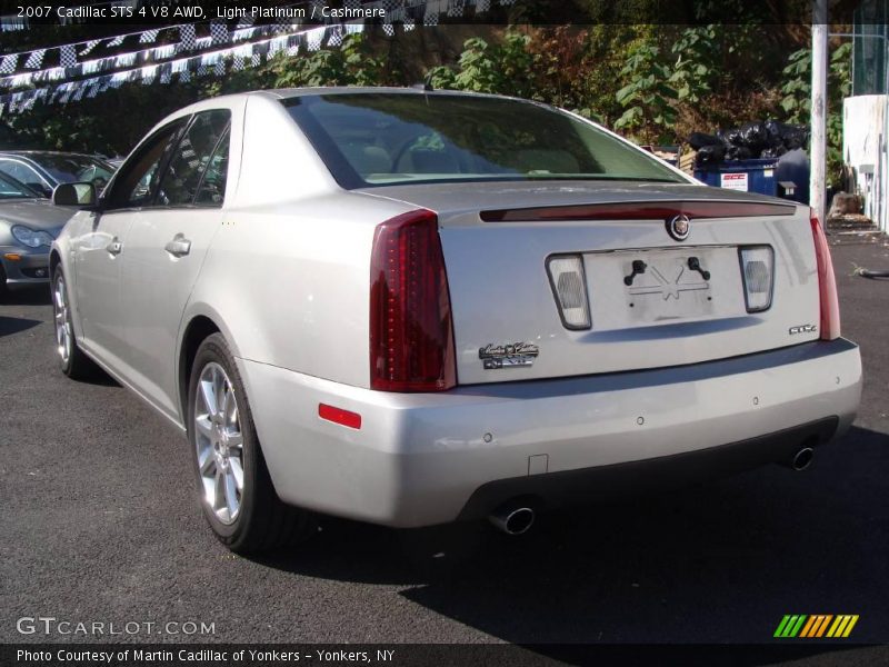 Light Platinum / Cashmere 2007 Cadillac STS 4 V8 AWD