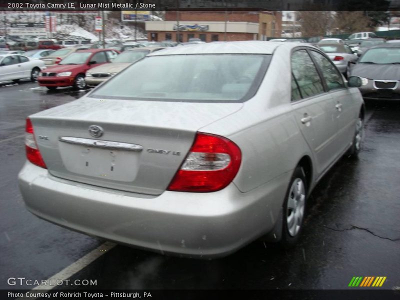 Lunar Mist Metallic / Stone 2002 Toyota Camry LE