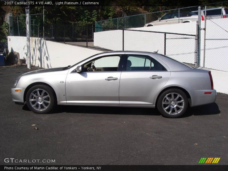 Light Platinum / Cashmere 2007 Cadillac STS 4 V8 AWD